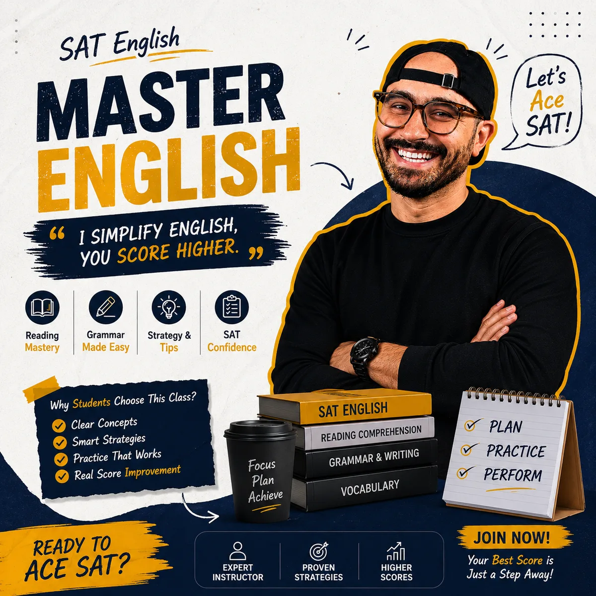 Mr. Mahmoud Mousa — Master English with SAT coaching